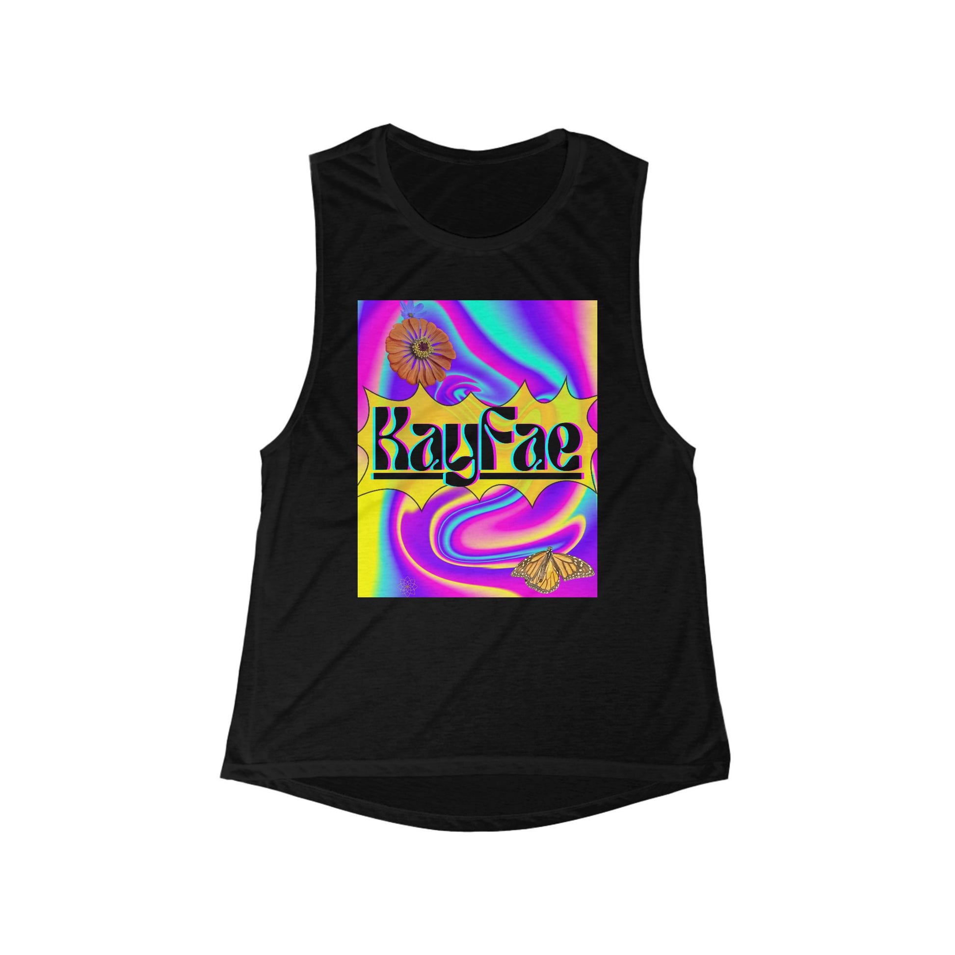 Flowy Scoop Muscle Tank